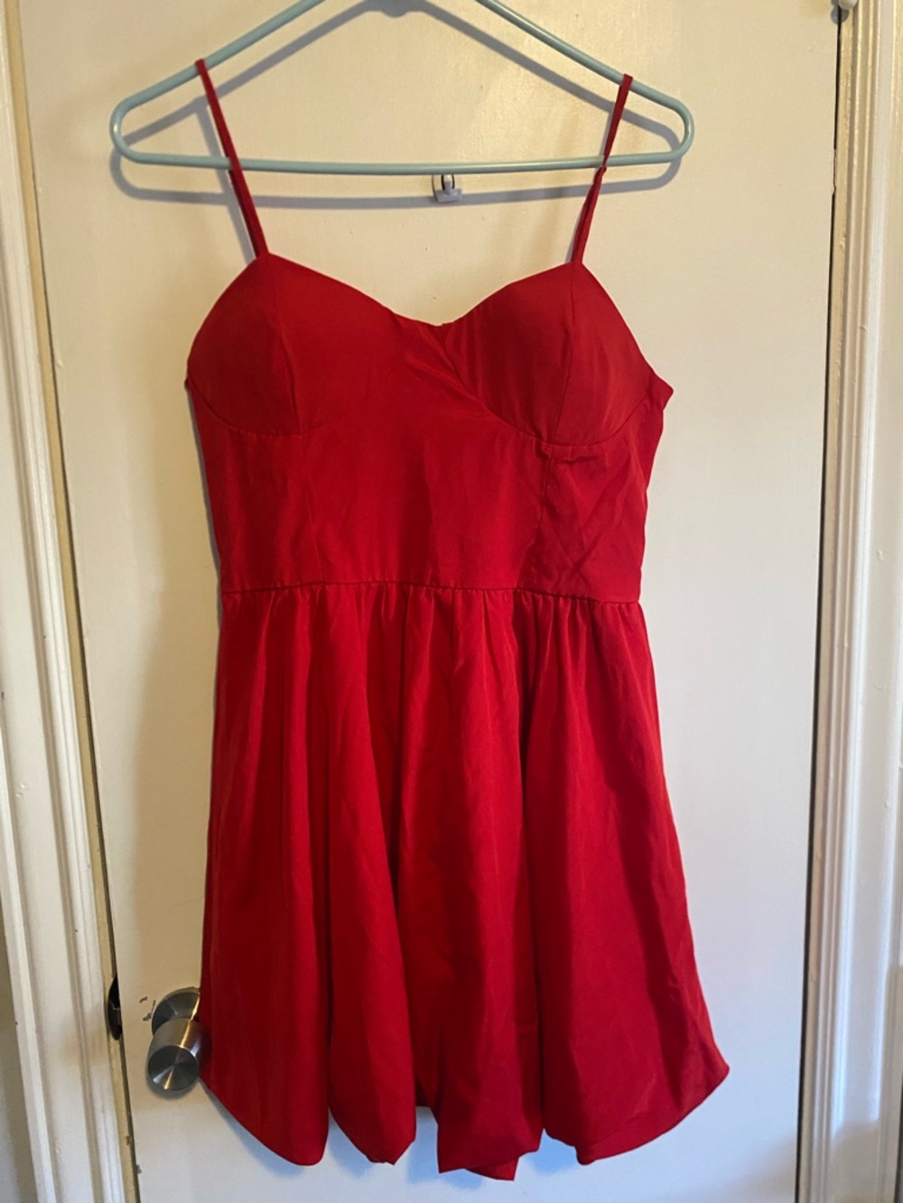 Red Spaghetti Strap Sundress